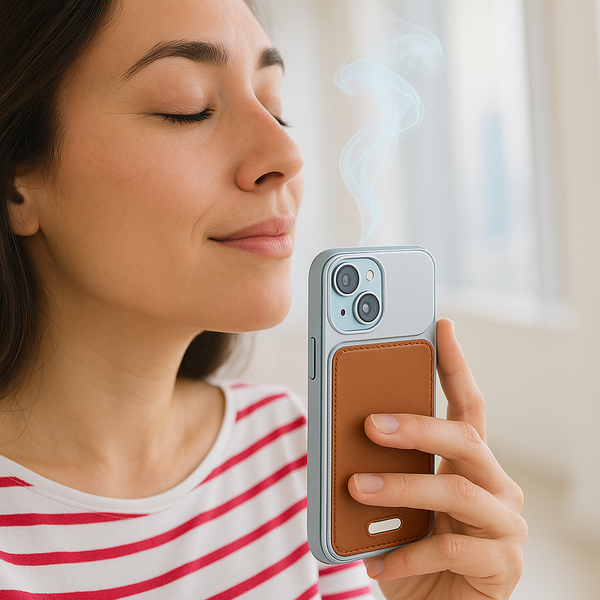 Borderless Leather AromaTherapy iPhone Case