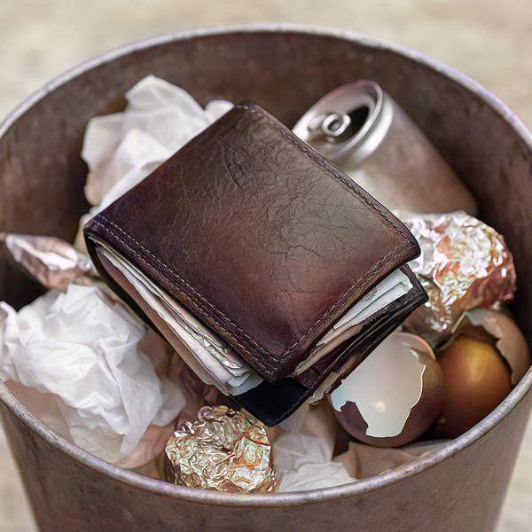 Tri-Fold Wallet Slim Anti-Theft with Coin Pocket