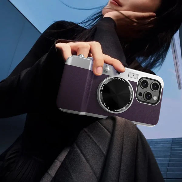 Retro Magnetic Bluetooth Camera Case