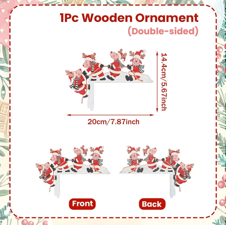 Christmas Wooden Pendants