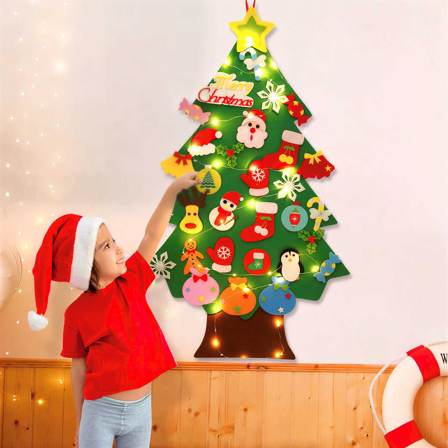 DIY Christmas Tree Decoration For Kids