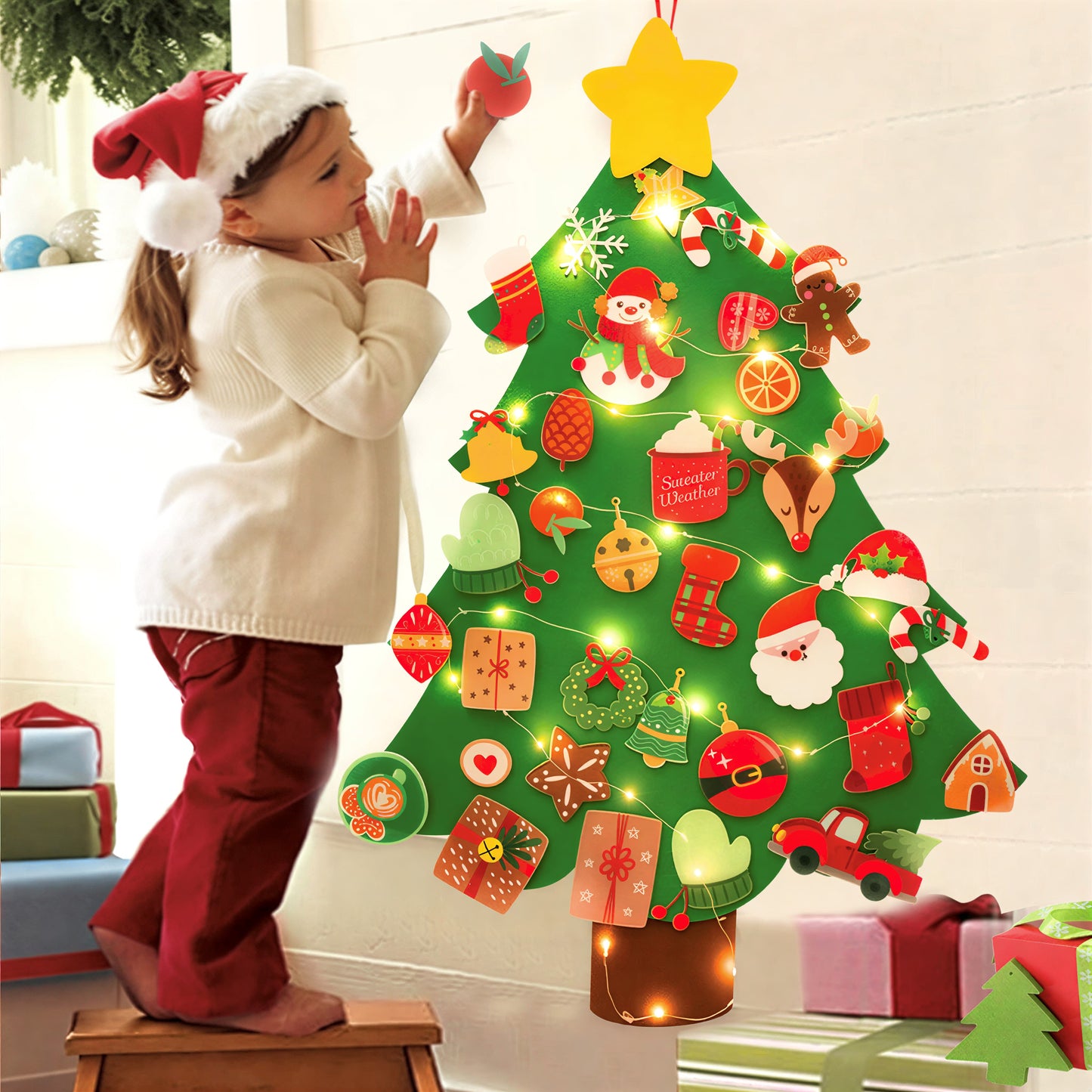 DIY Christmas Tree Decoration For Kids