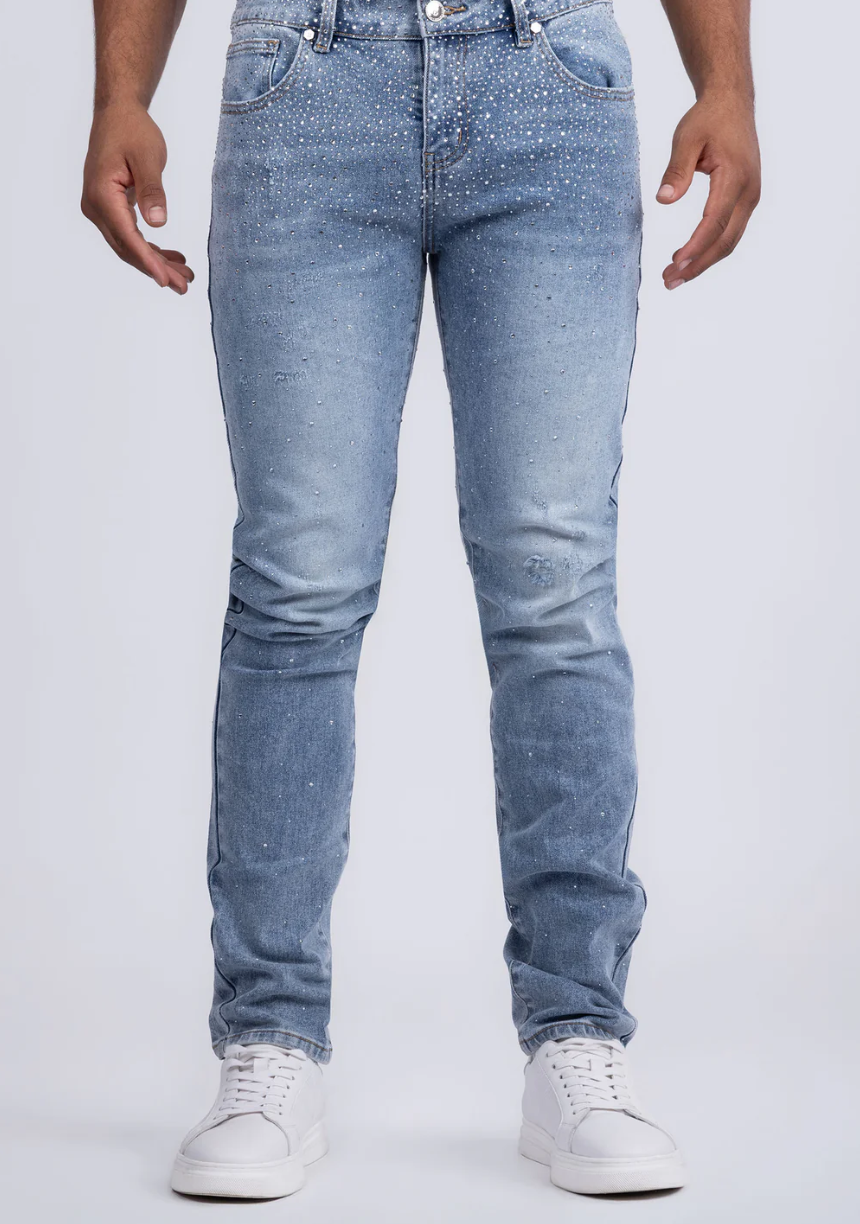 VERSAILLES DENIM BLUE SILVER