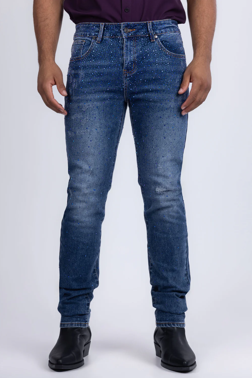 VERSAILLES DENIM RINSE BLUE BLUE