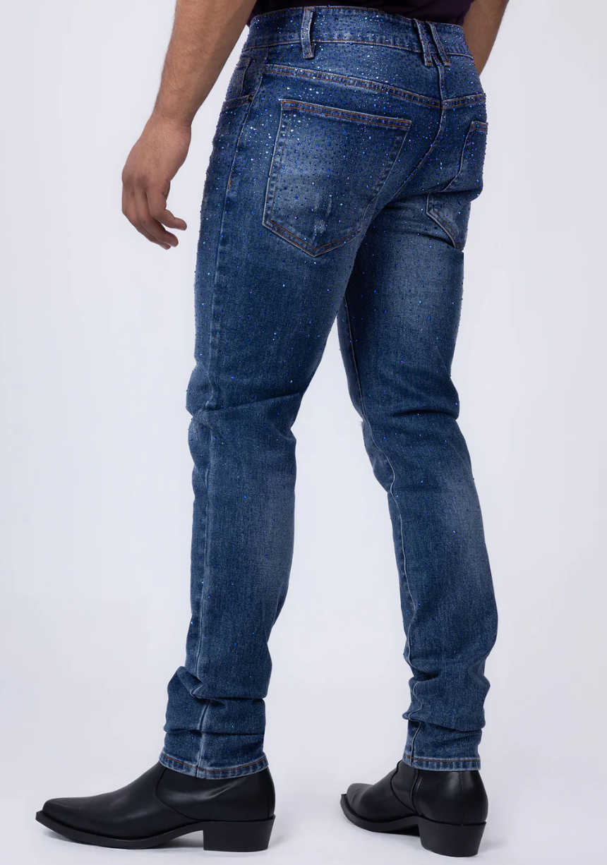 VERSAILLES DENIM RINSE BLUE BLUE