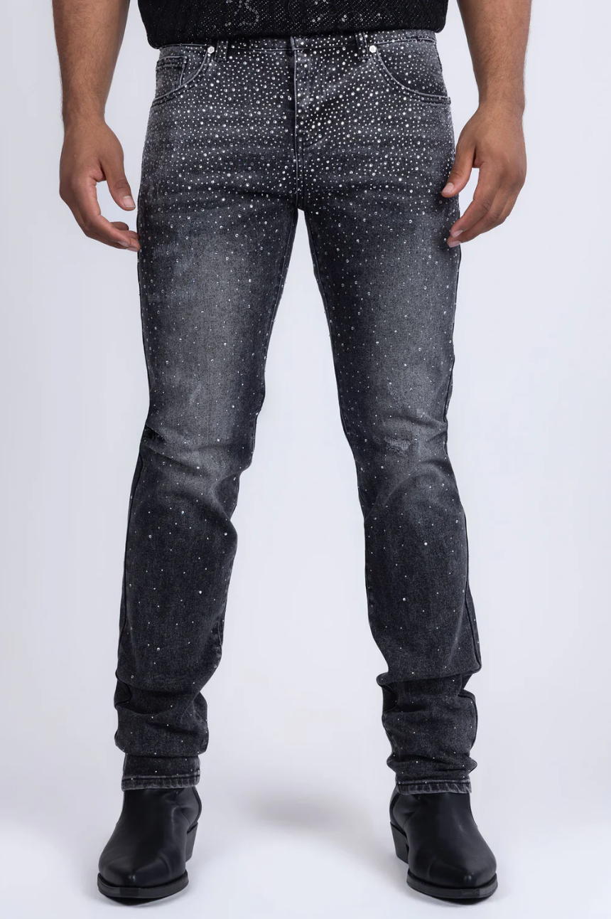 VERSAILLES DENIM BLACK SILVER