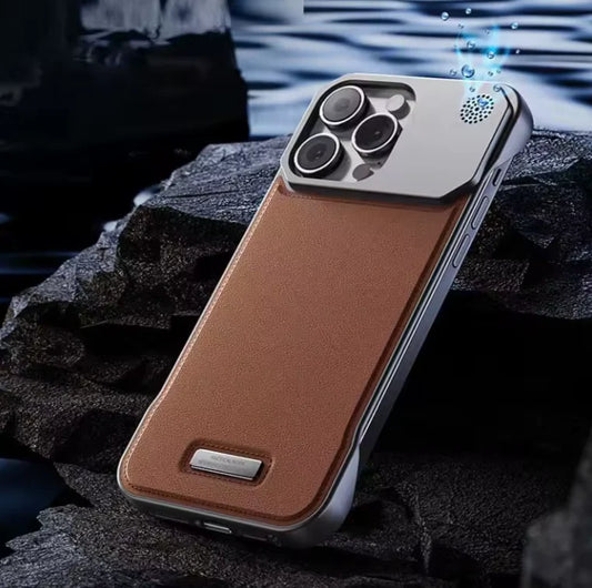 Borderless Leather AromaTherapy IPhone Case